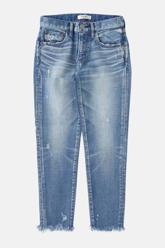  마우지 데님 팬츠 무시 다이애나 스키니 데님 라이트 블루