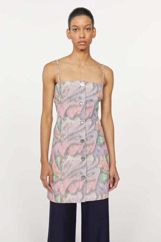  로데브예 숏 원피스 Rodebjer Willa 파스텔 미니 드레스 멀티 컬러