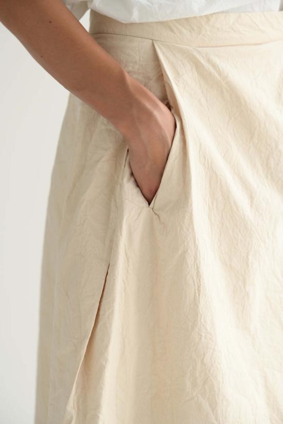  케이시 케이시 미디 스커트 문 스커트 에크루 - CASEY CASEY