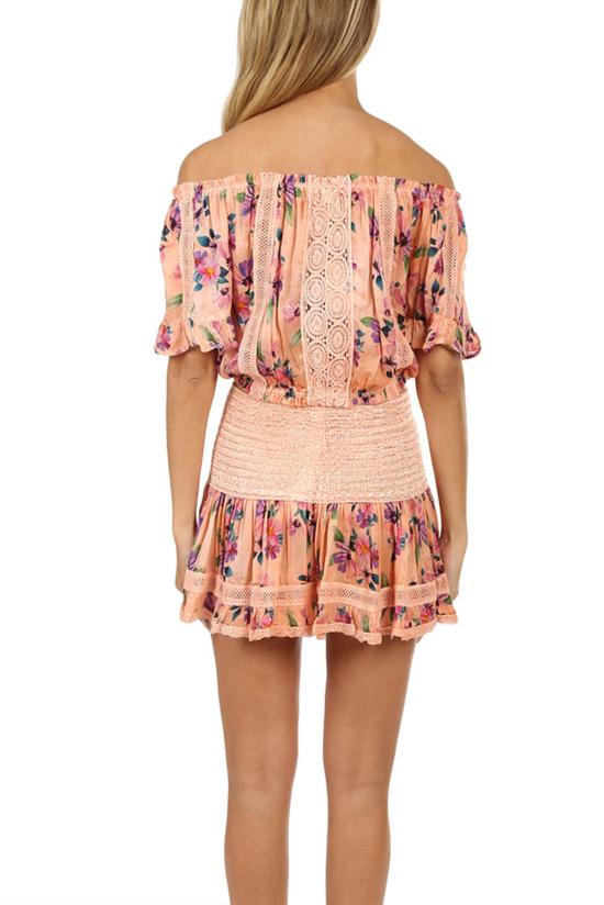  선데이 세인트 트로페즈 블라우스 코랄 선데이 생트로페 루루 프린트 탑 코랄 - SUNDAY SAINT-TROPEZ