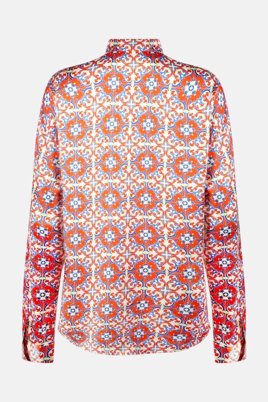  DEPARTAMENTO 반팔 티셔츠 Rt A 시에라 셔츠 레드 Azulejos - RTA