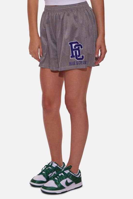  블루&크림 숏팬츠 메시 반바지 그레이 - BLUE&CREAM