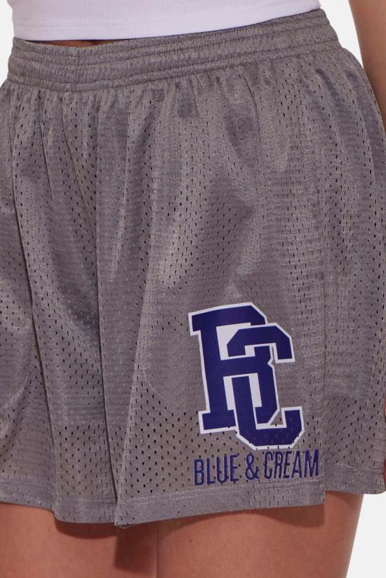  블루&크림 숏팬츠 메시 반바지 그레이 - BLUE&CREAM