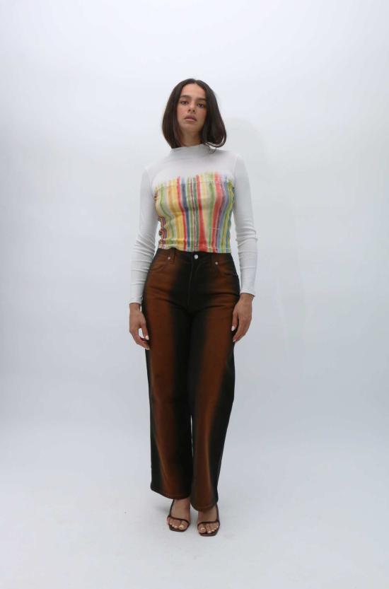  에크하우스 라타 터틀넥 Eckhaus Latta 프리즘 랩핑 베이비