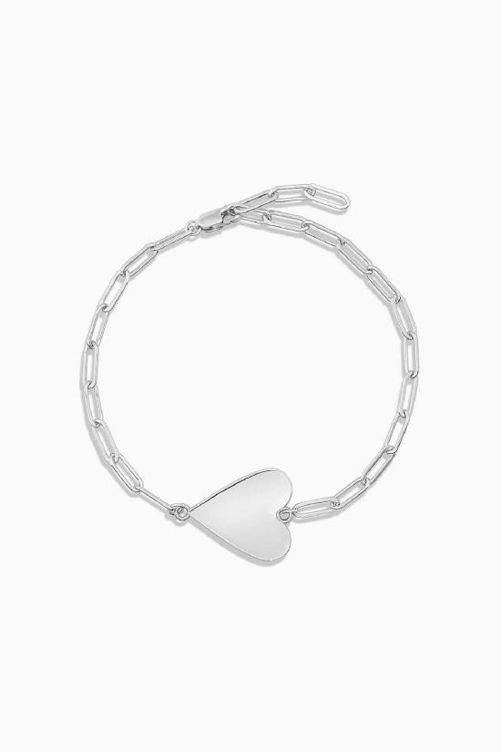  탯치 팔찌 Thatch Amaya 하트 브레이슬릿 로듐 도금