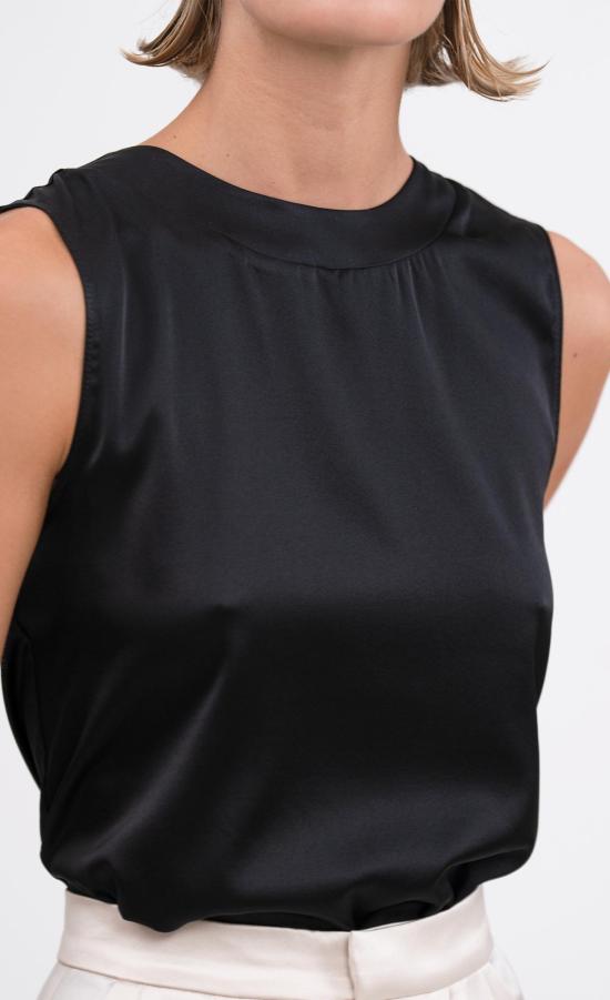  논살란트 레이블 민소매 티셔츠 넌샬런트 라벨 제이든 탑 블랙 - NONCHALANT LABEL