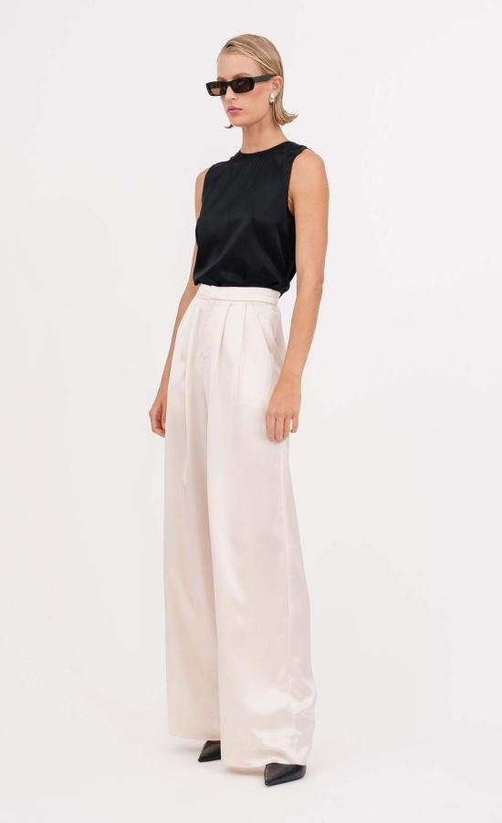  논살란트 레이블 민소매 티셔츠 넌샬런트 라벨 제이든 탑 블랙 - NONCHALANT LABEL