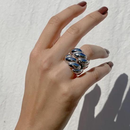  OUTOFOFFICE 반지 아웃오피스 클라우드 링 실버 - OTHER BRANDS