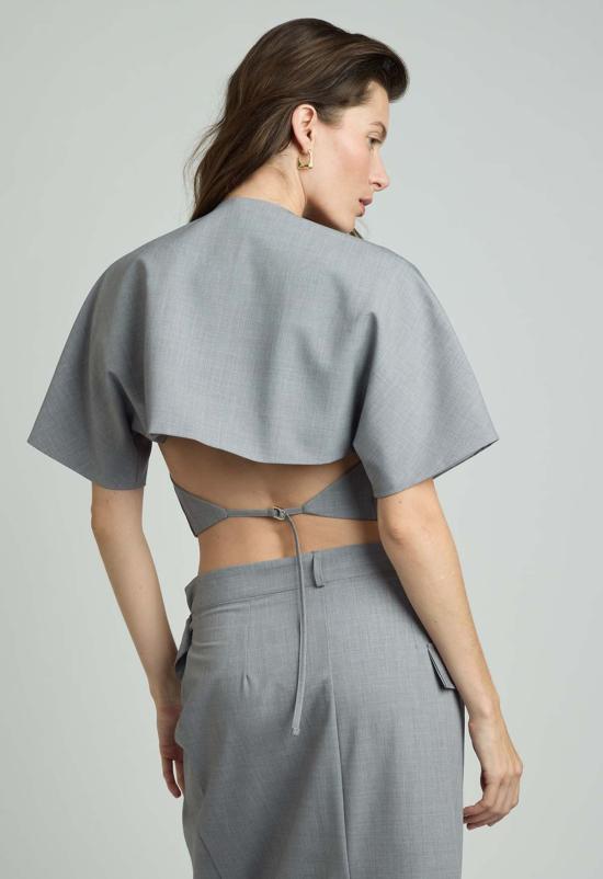  더 엔케이씨 스토어 베스트 Nkc 킹즐리  탑 헤더 그레이 - The NKC Store