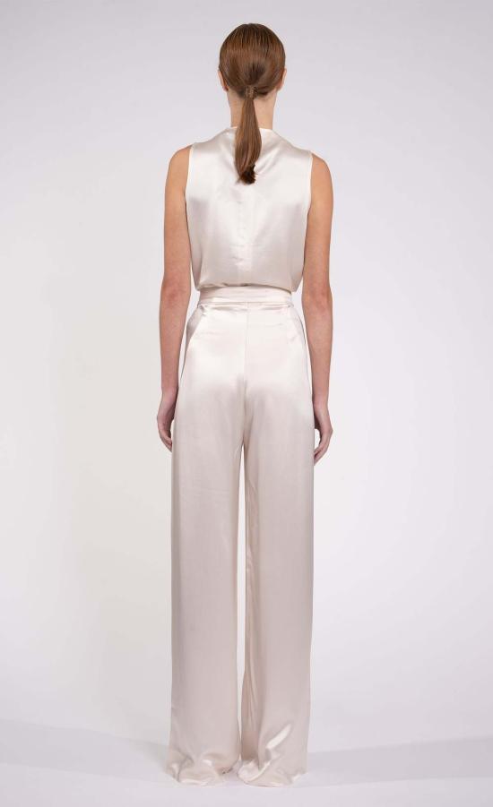  논살란트 레이블 블라우스 논차란트 라벨 레이니 탑 샴페인 - NONCHALANT LABEL