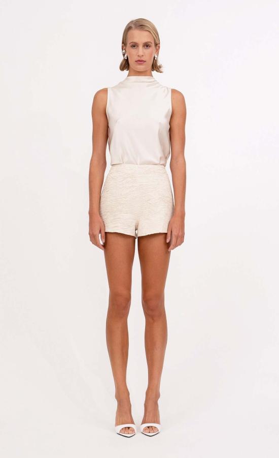  논살란트 레이블 블라우스 논차란트 라벨 레이니 탑 샴페인 - NONCHALANT LABEL