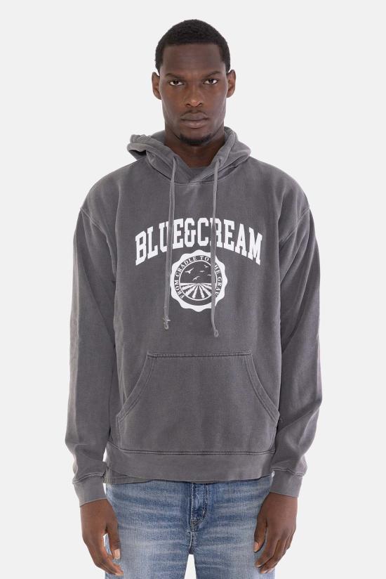  Blue&Cream 후드 티셔츠 블루&크림 크레이들 투 더 그레이브 후드 티셔츠 블랙