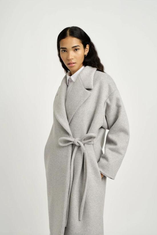  wool coat 트렌치 코트 엘리자 포크너 모건 코트 그레이
