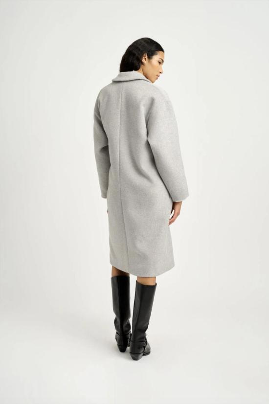  wool coat 트렌치 코트 엘리자 포크너 모건 코트 그레이 - OTHER BRANDS