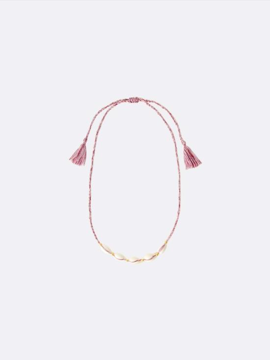  시레나 목걸이/팬던트 카리 스톤 네크리스 블루/핑크/블랙 - XIRENA