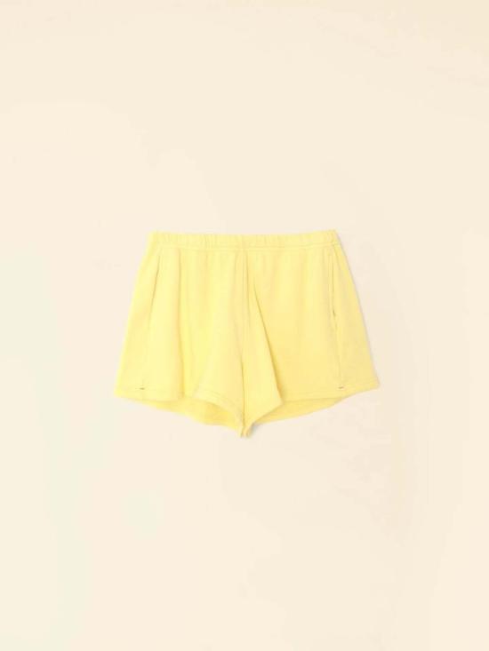  시레나 숏팬츠 셰인 스웨트쇼츠 카나리 옐로우 - XIRENA