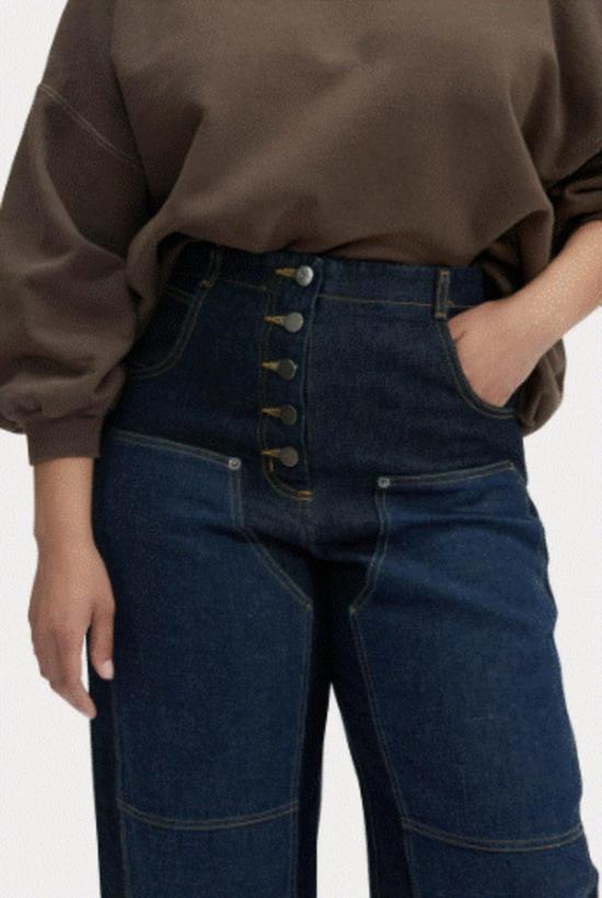  레이첼 코미 데님 팬츠 핸디 팬츠 다크 인디고 - RACHEL COMEY