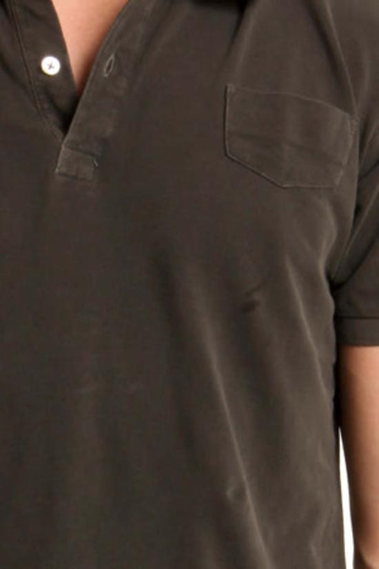  브룸 폴로 티셔츠 V/Room 숯색 피케 폴로 탑 숯색 - V::ROOM