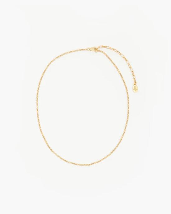  클레어 브이 목걸이/팬던트 Clare V. Rolo 파인 참 목걸이 골드