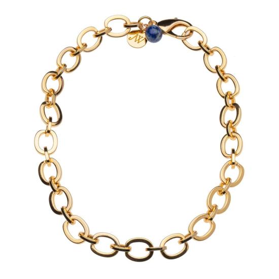  제인 윈 주얼리 목걸이/팬던트 Jane Win Jewelry 청키 링크 체인 라피스 비즈