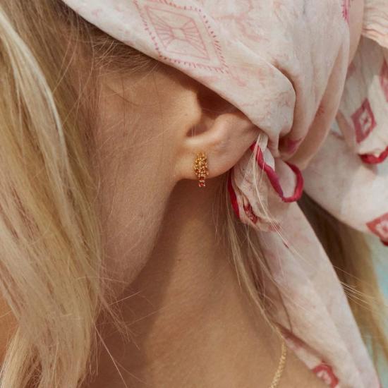  에리네스 이어링 Eriness Ombre 선버스트 스터드 - ERINESS