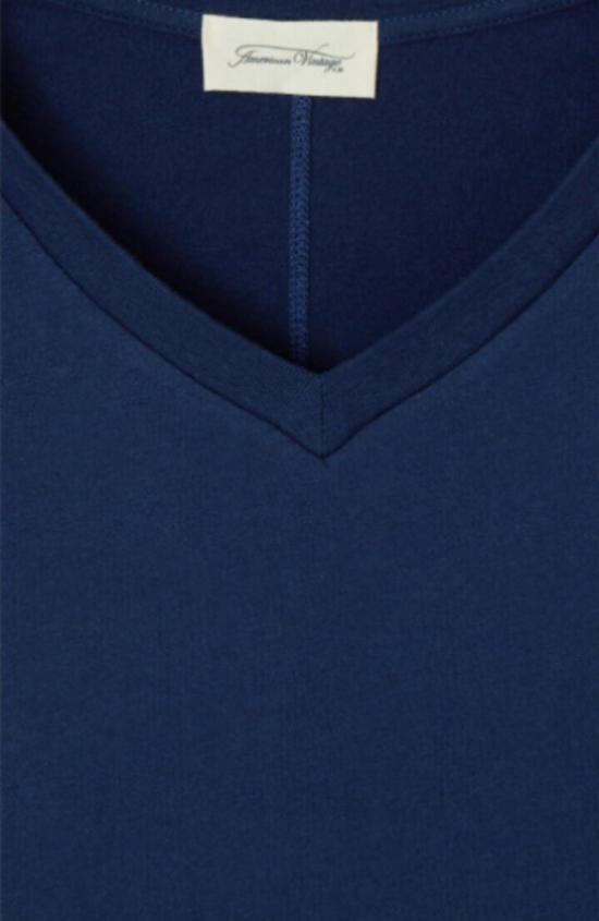  아메리칸 빈티지 반팔 티셔츠 가미피 V넥 티셔츠 - AMERICAN VINTAGE