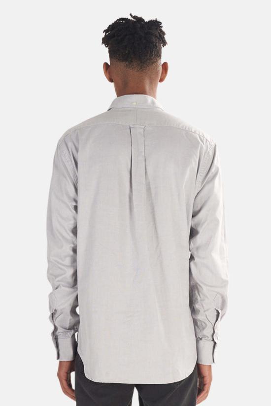  Blue&Cream 긴팔 셔츠 블루&크림 피케 버튼 다운 그레이 - BLUE&CREAM