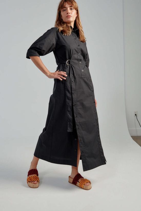  마레아 뮬/슬리퍼 도블 반다 샌들 버건디/머스타드 - MAREA