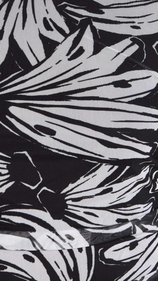  팜 리오 블라우스 튈  보사 바나나 블랙 - FARM RIO