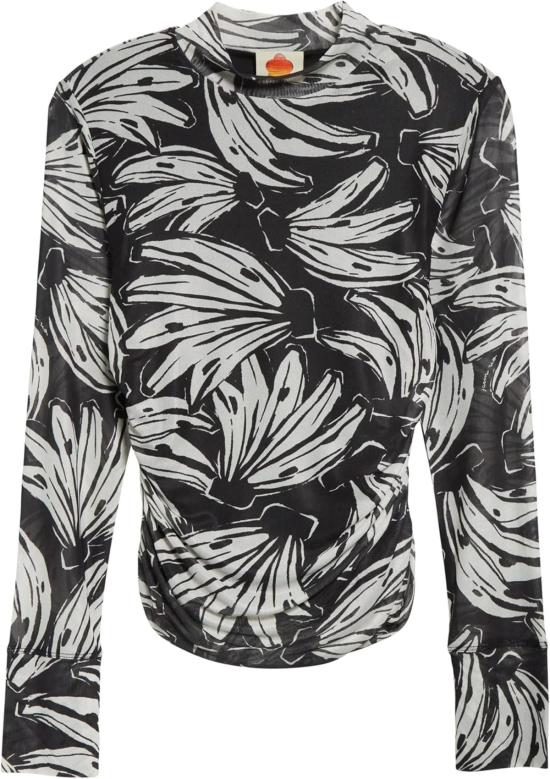  팜 리오 블라우스 튈  보사 바나나 블랙