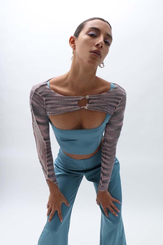  패리스 조지아 민소매 티셔츠 파리 조지아 마니 탑 씨 - PARIS GEORGIA