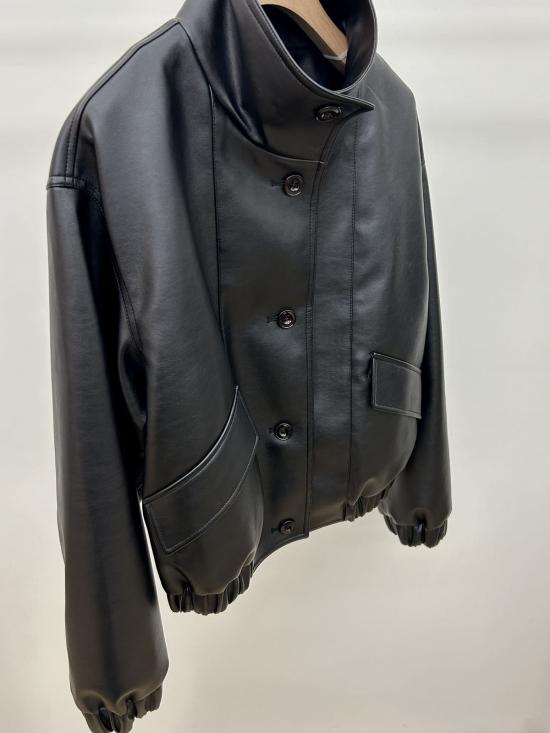  더 엔케이씨 스토어 가죽 자켓 Nkc 소리아나 비건 가죽 재킷 - The NKC Store