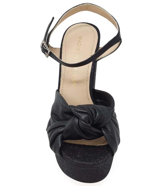  Oxmox 힐/펌프스 옥스목스 마릴루 글리터 플랫폼 힐 블랙 - OTHER BRANDS