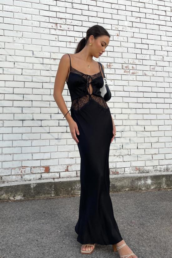  백앤브릿지 롱 원피스 벡 + 브릿지 니콜렛 맥시 드레스 블랙 - BEC + BRIDGE