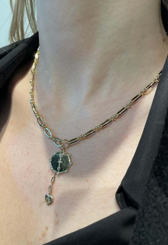  더 엔케이씨 스토어 목걸이/팬던트 Nkc Store Amorina 목걸이 골드 도금