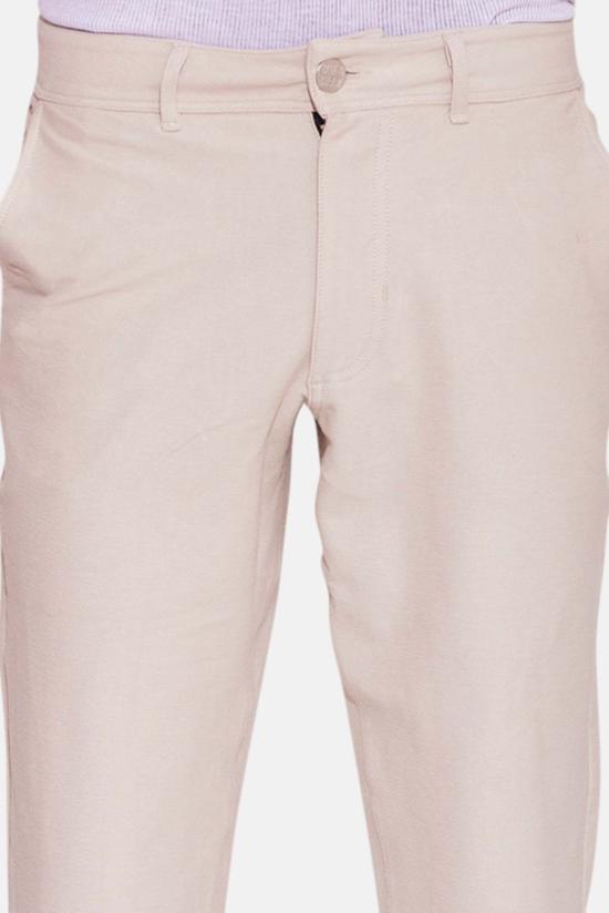  블루&크림 스트레이트 팬츠 에브리데이 슬림 팬츠 베이지 - BLUE&CREAM