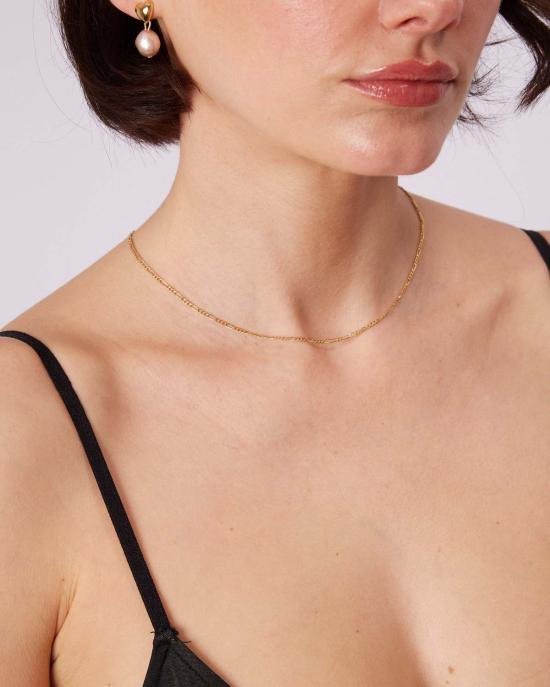  디어 네이버 목걸이/팬던트 피가로 체인 네크리스 14k 골드