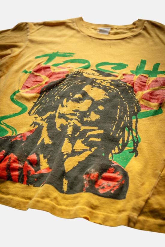  MadeWorn 반팔 티셔츠 Made Worn Peter Tosh Mystic Man 크롭 티 골든로드 - OTHER BRANDS