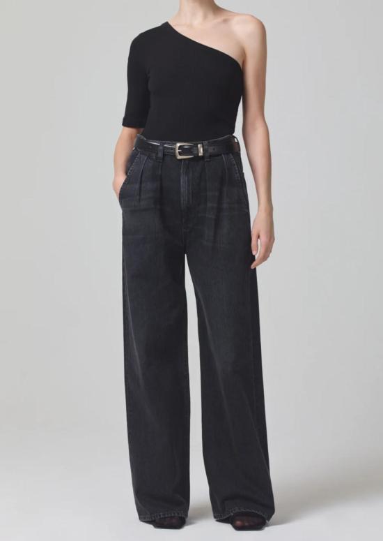  COH 반팔 티셔츠 코 사바나 원숄더 탑 블랙 - OTHER BRANDS