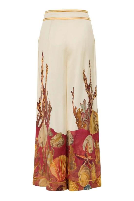  캐롤리나 케이 스트레이트 팬츠 캐롤라이나 케이 팔라조 팬츠 오션 플로어 크림 - CAROLINA K