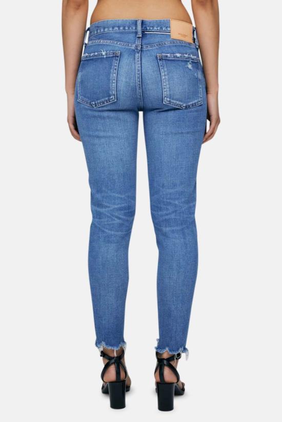  마우지 데님 팬츠 무시 체코타 스키니 진 라이트 블루 - MOUSSY