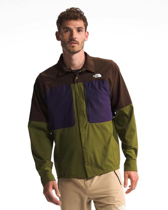  노스페이스 긴팔 셔츠 더  퍼스트 트레일 업프 롱슬리브 - NORTH FACE