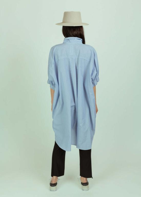  Aquarius Cocktail 탑 아쿠아리우스 칵테일 르 셔츠 블루 스트라이프 - OTHER BRANDS