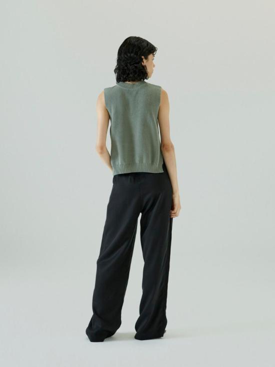  Diarte 스트레이트 팬츠 디아르테 페리 텐셀 트라우저 블랙 - OTHER BRANDS