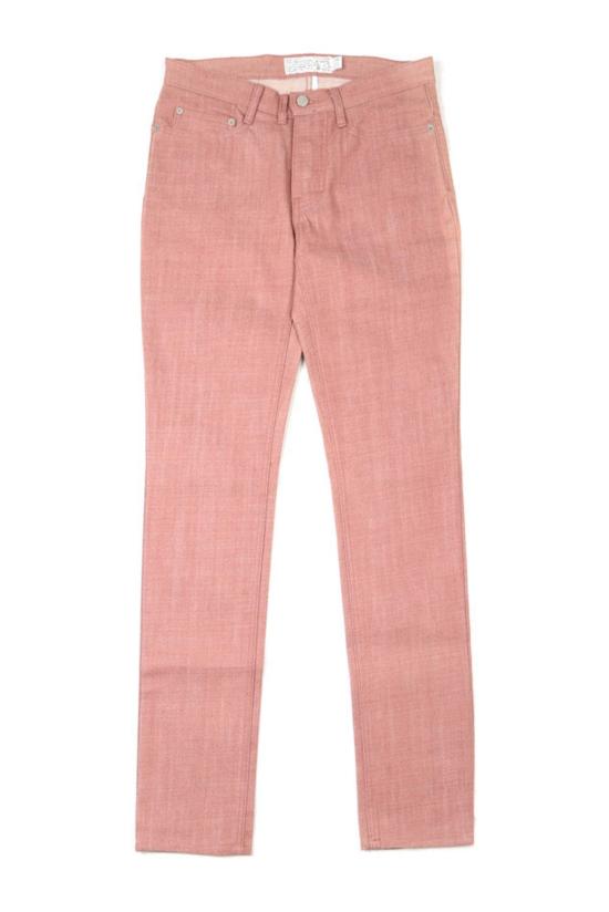  Shipley & Halmos 스트레이트 팬츠 Rhodes 데님 레드
