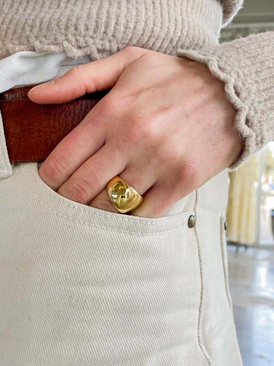  가브리엘라 아티가스 반지 Gabriela Artigas 플랫 벌룬 링 골드