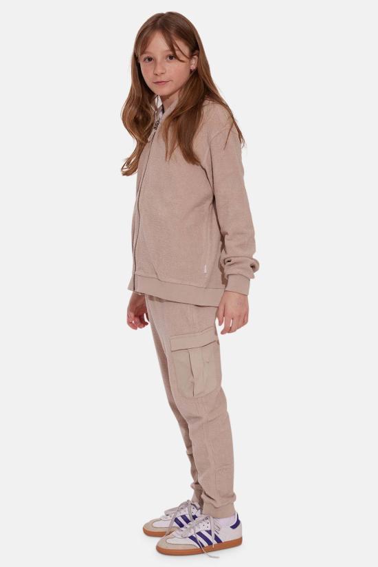  [키즈] 블루&크림 풀오버 키즈  키즈 지퍼 후드 베이지 - BLUE&CREAM