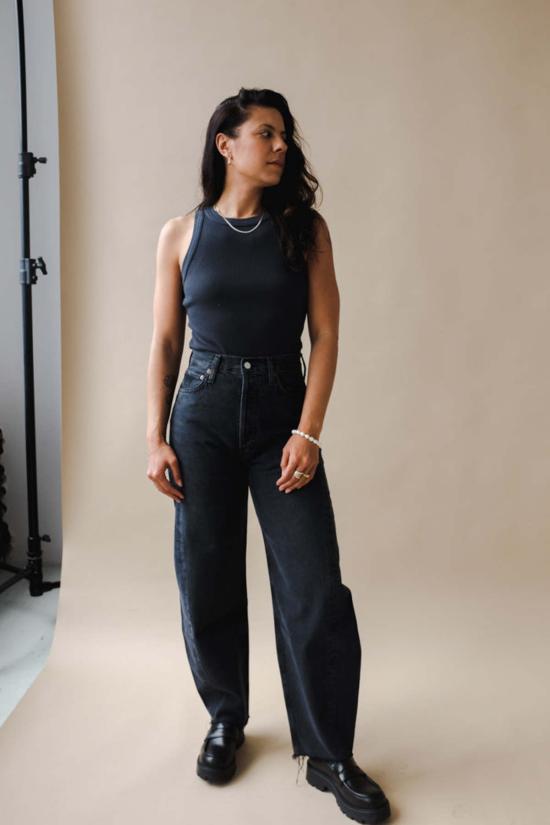  에이골디 데님 팬츠 아골드 루나 피스드 진 포세스