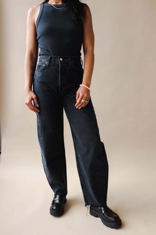  에이골디 데님 팬츠 아골드 루나 피스드 진 포세스 - AGOLDE