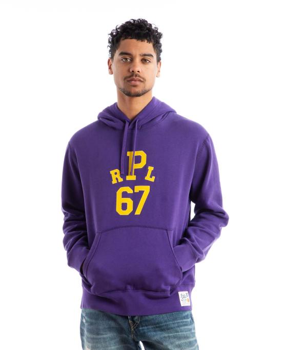  폴로 랄프로렌 후드 티셔츠 폴로 랄프 로렌 67 플리스 후드  퍼플 - POLO RALPH LAUREN